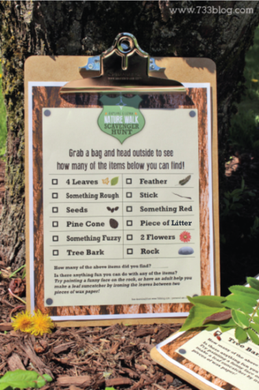 nature scavenger hunt