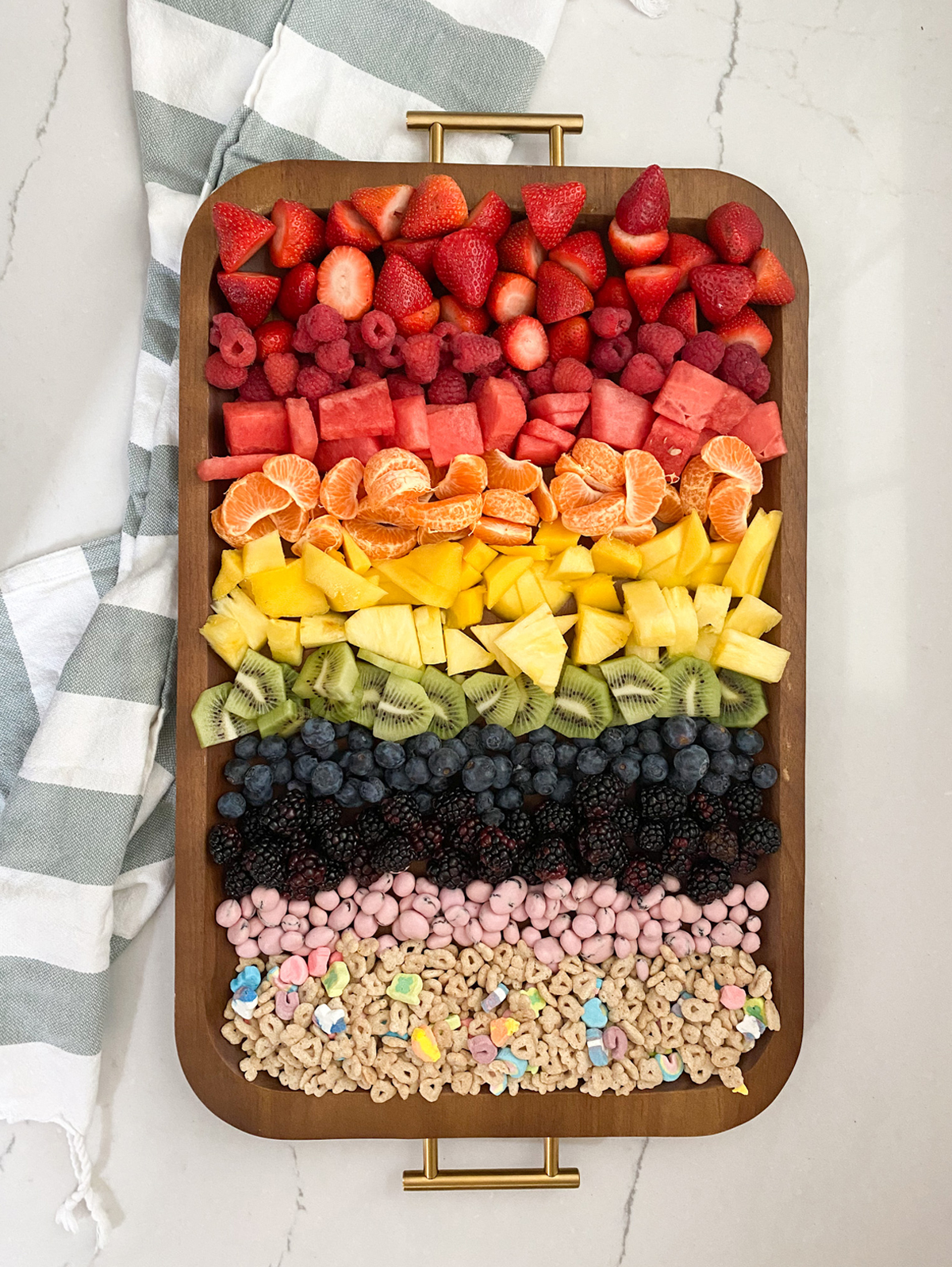 tasty lucky charms at the end of the fruit rainbow from lovely lucky life.