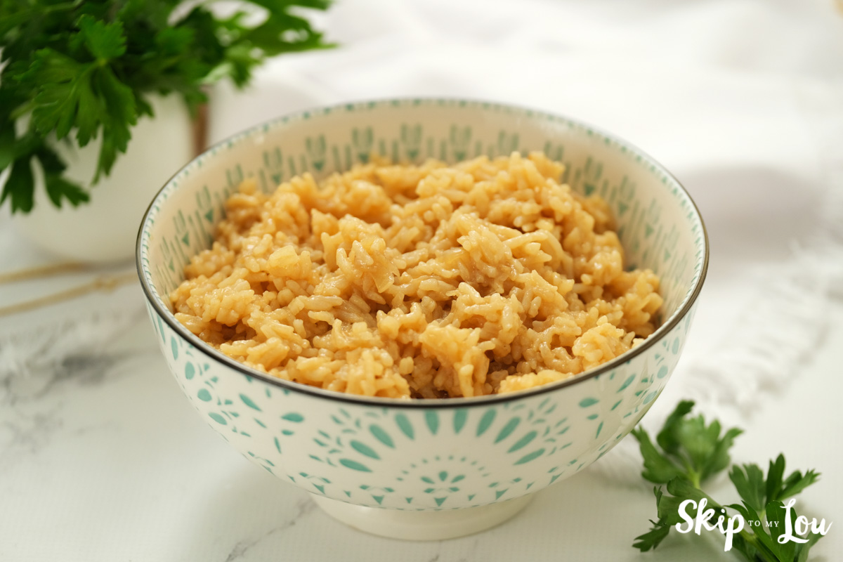 Bowl of rice, by Skip to my Lou.
