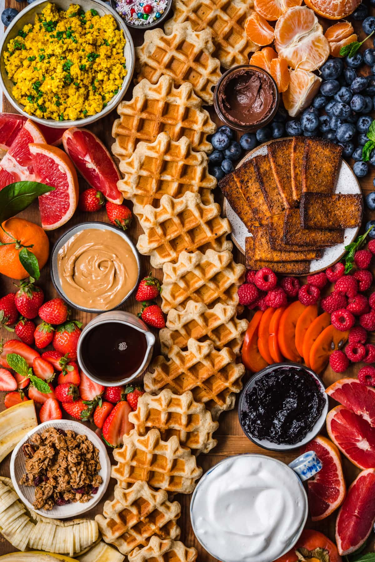 a brunch board that everyone will love with fruit choices, and more from crowded kitchen