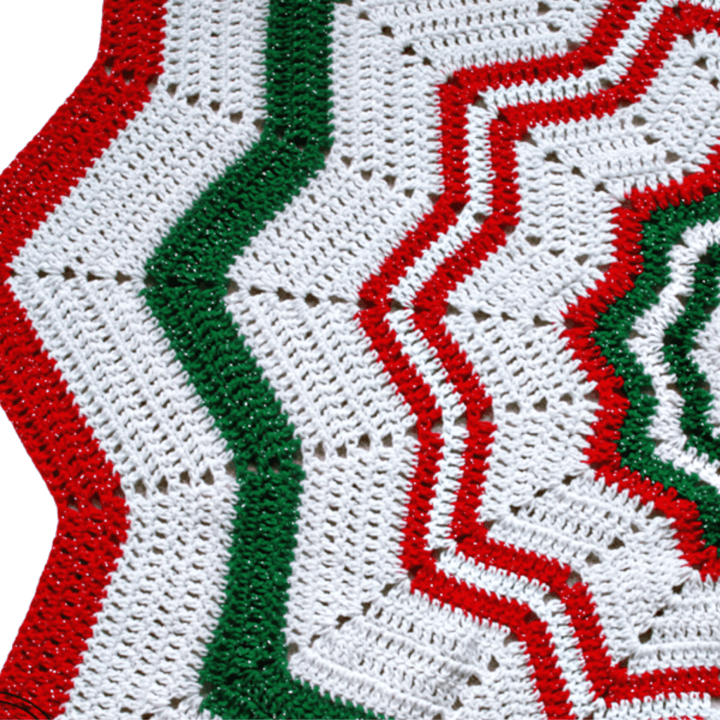 christmas tree skirt crochet