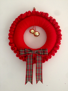 ruffle wreath