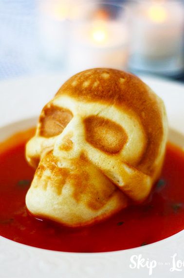 skull shaped bread