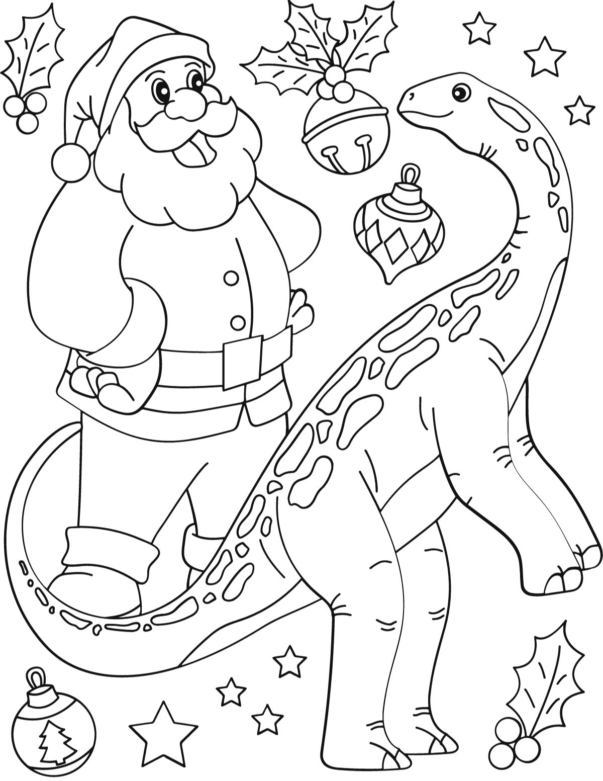 christmas dinosaur