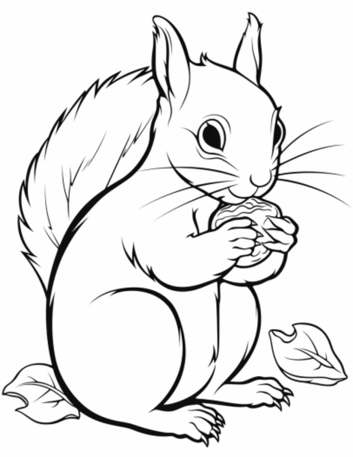 squirrel eating