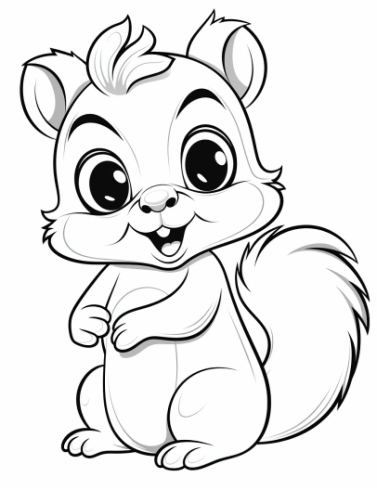 cartoon squirrel