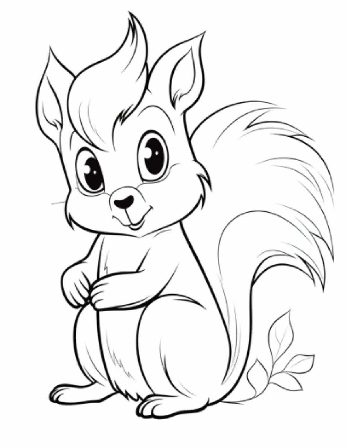 squirrel with big tail