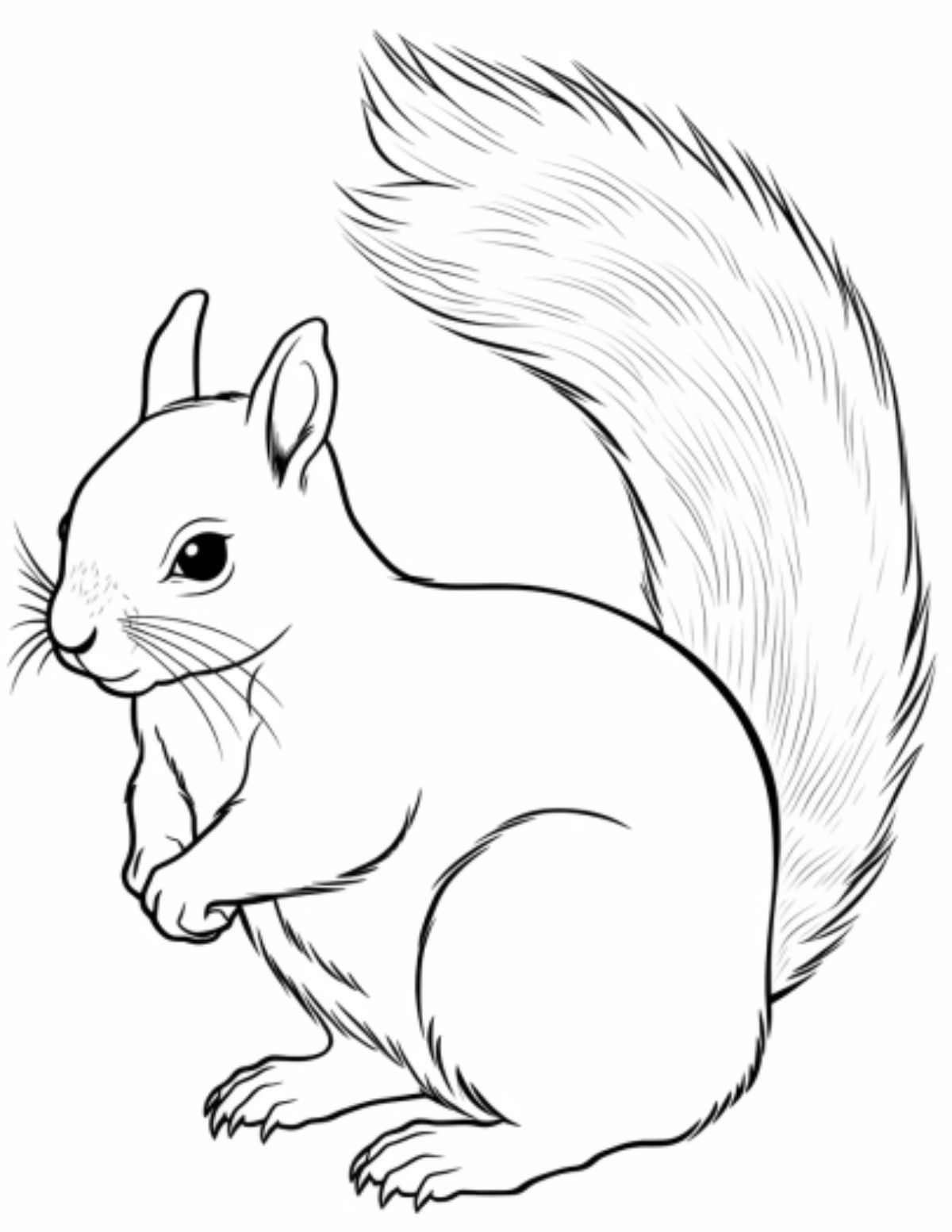 realistic squirrel