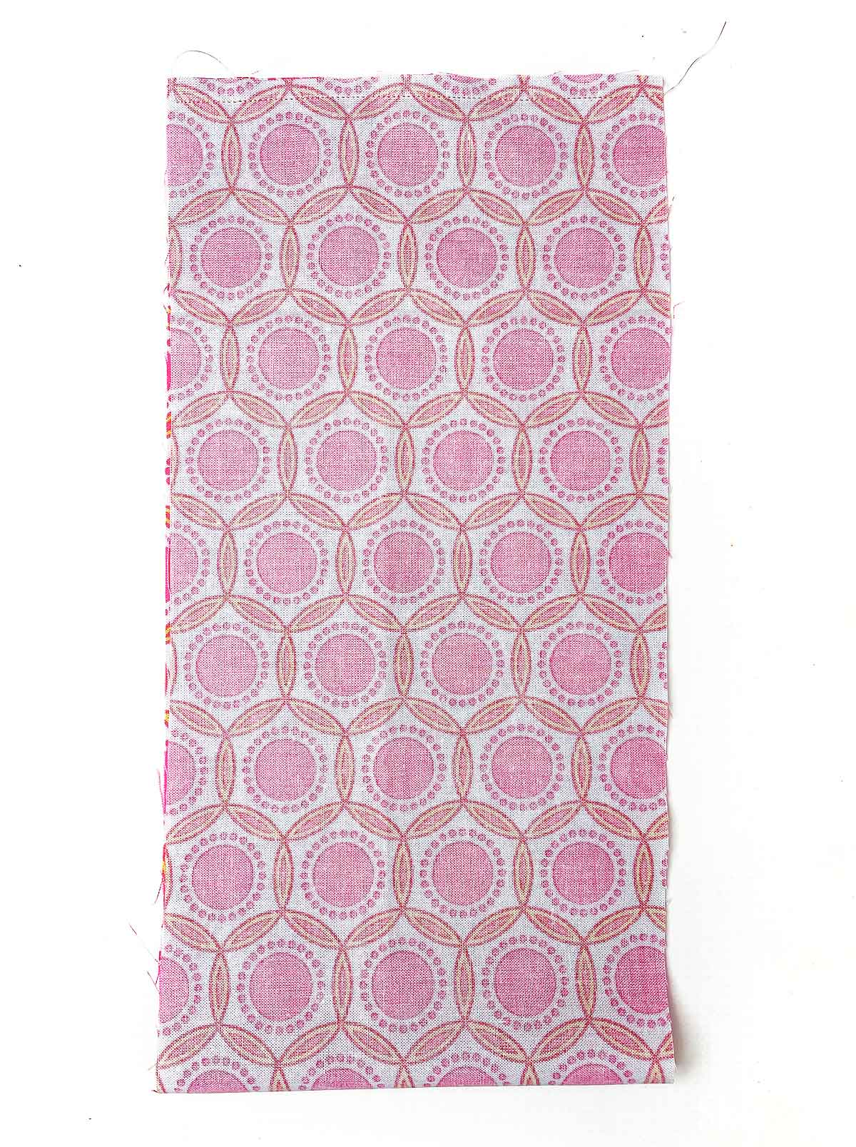 rectangle of fabric folded in half right sides together.