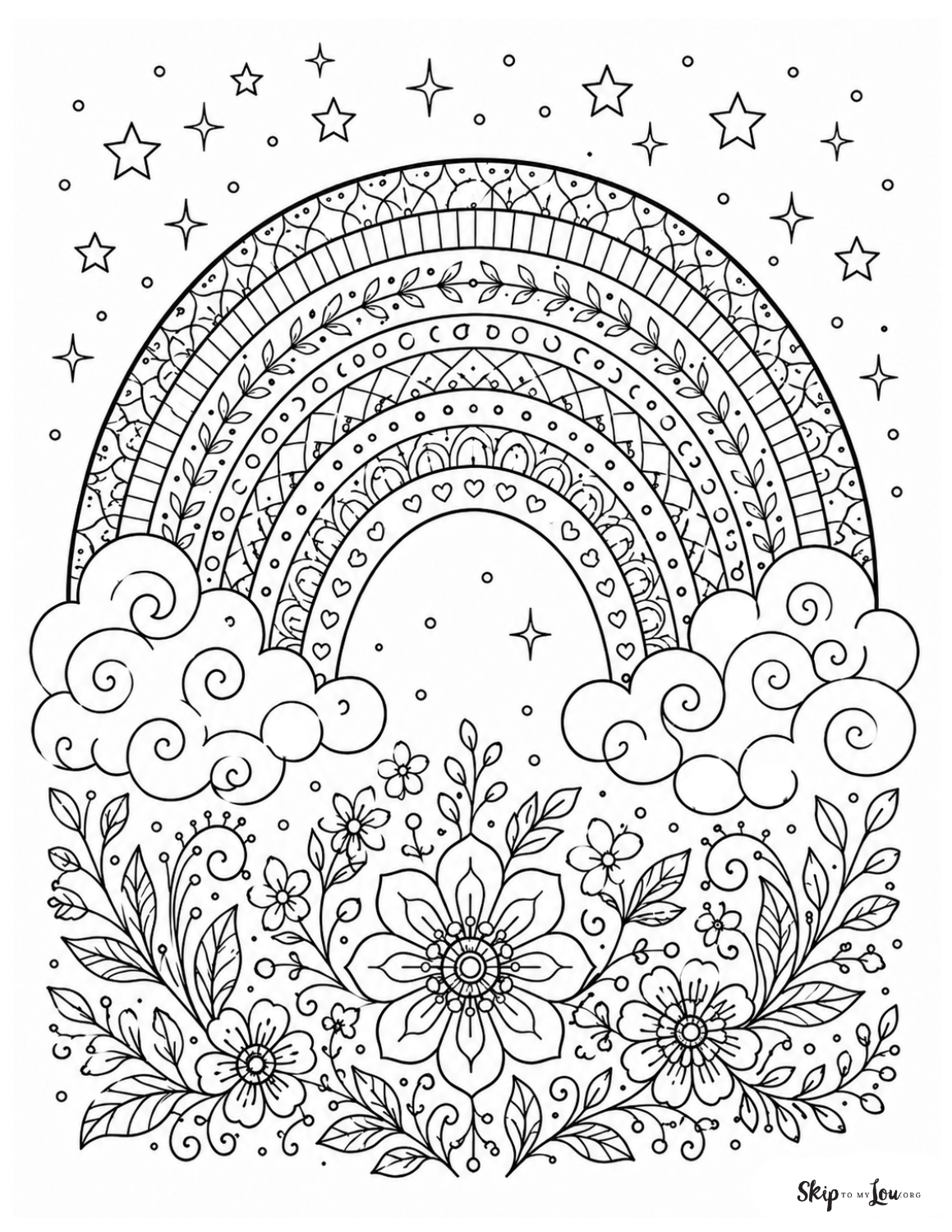 rainbow mandala