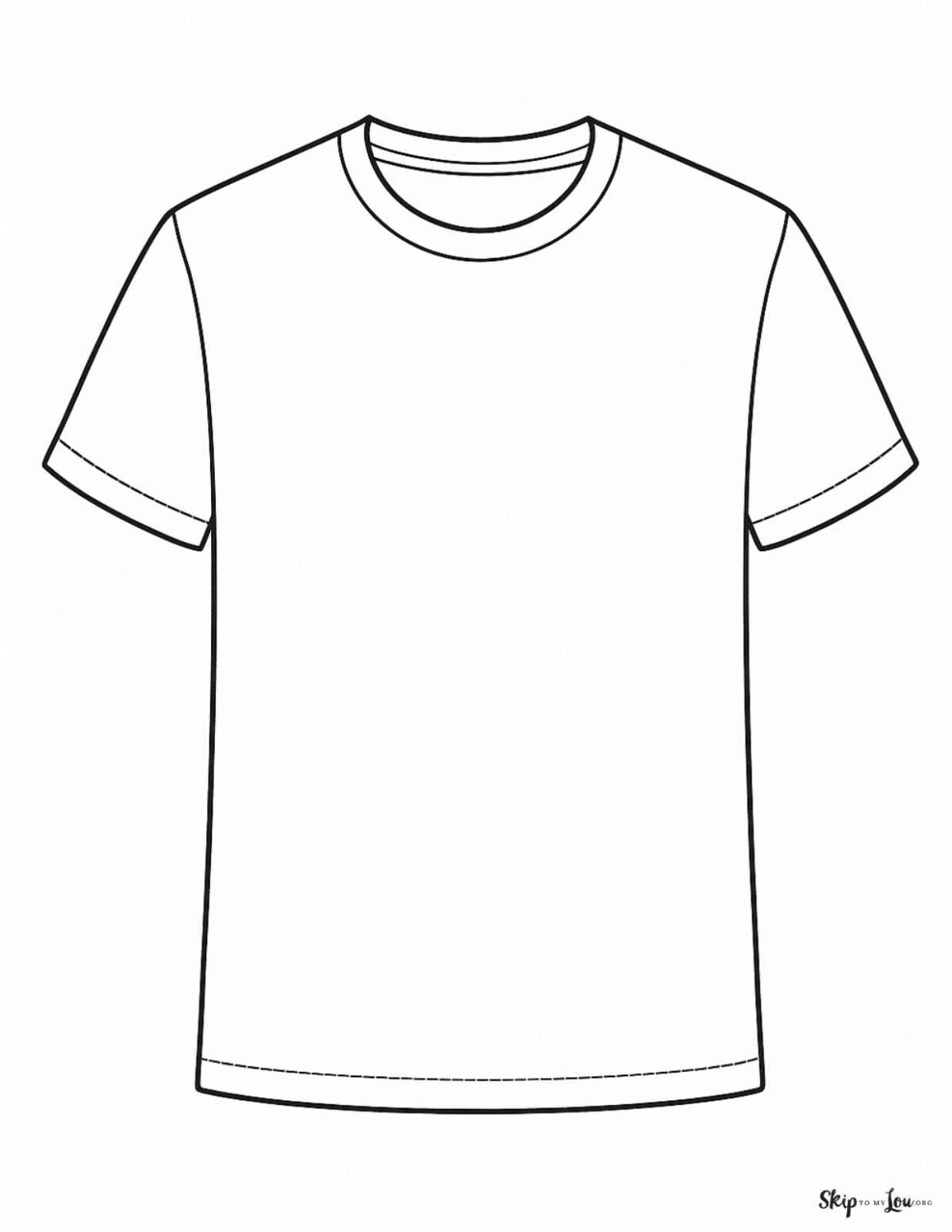 t shirt outline