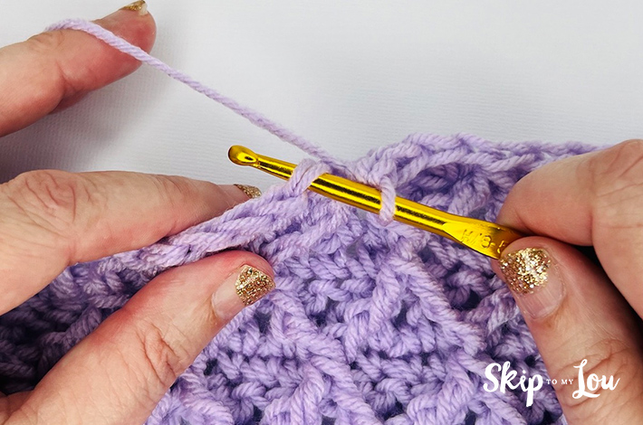 Step 3.1 – Double crochet row