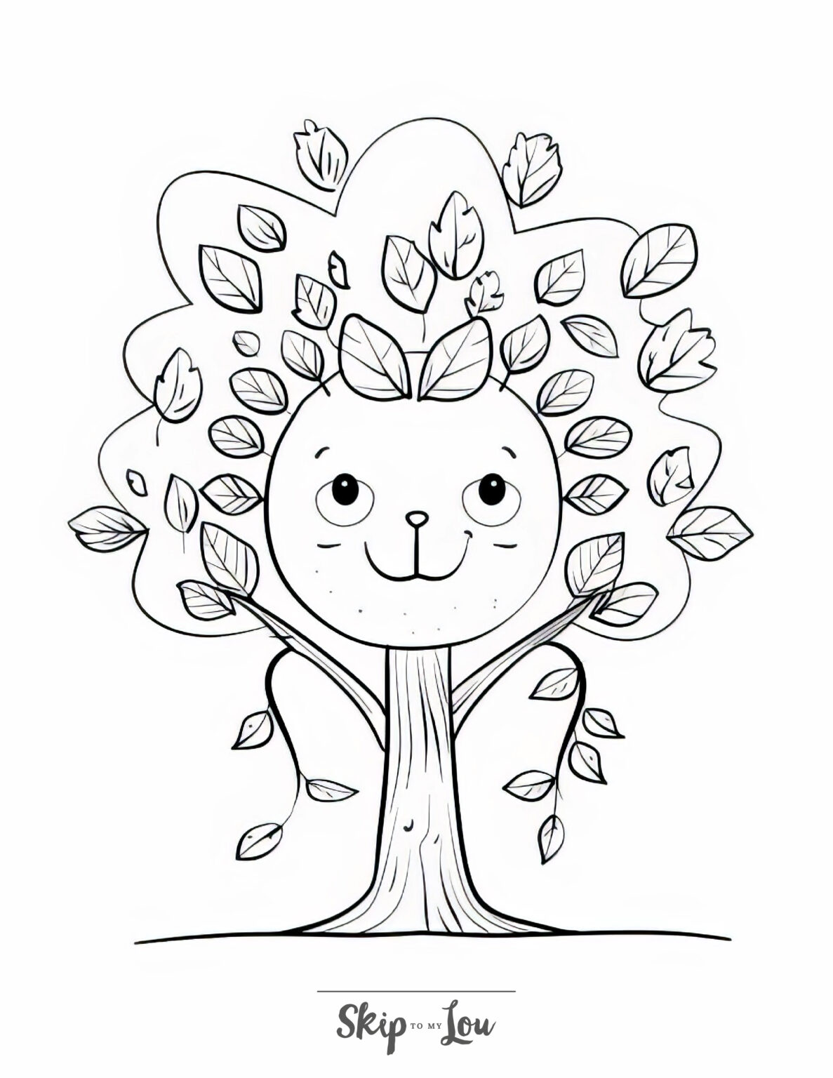 23 Towering Tree Coloring Pages: Free Printables | Skip To My Lou