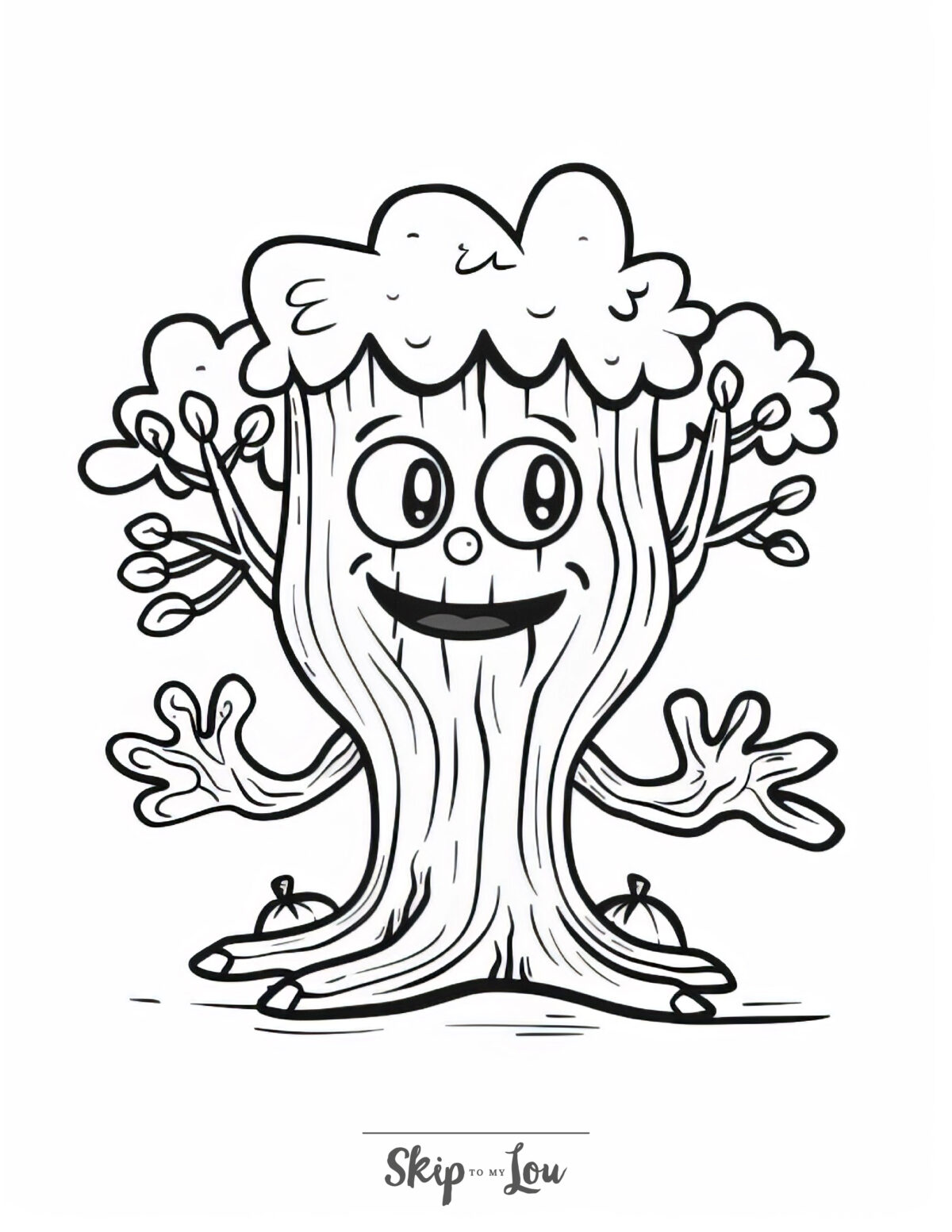 A cartoon tree