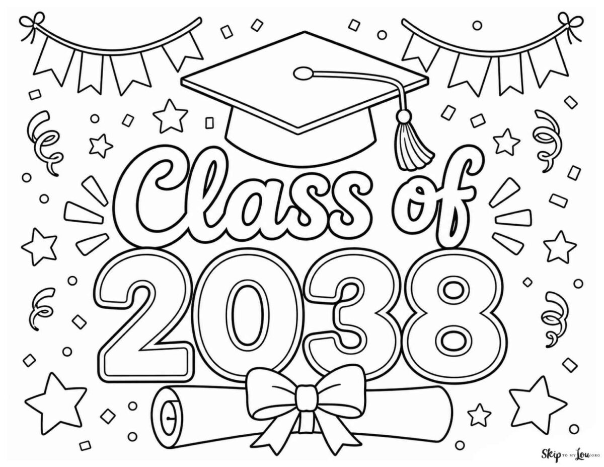 class of 2038 coloring page