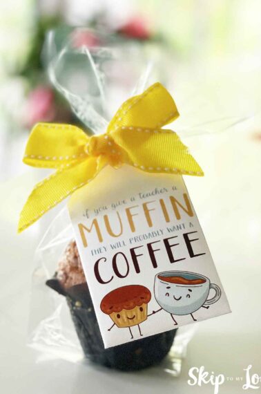 if you give a teacher a muffin teacher gift