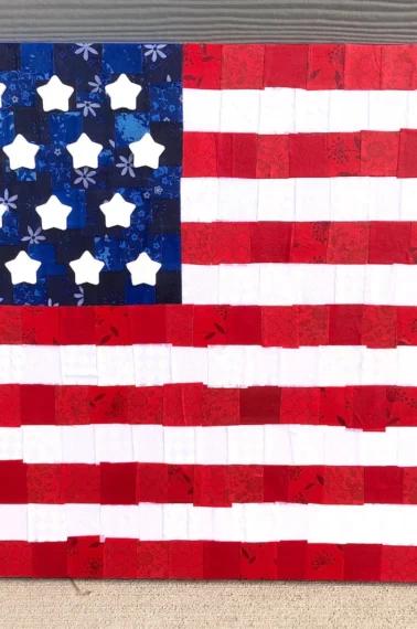 american flag canvas