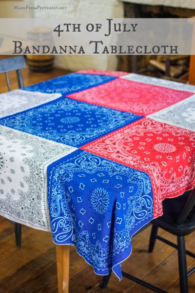 bandana table cloth