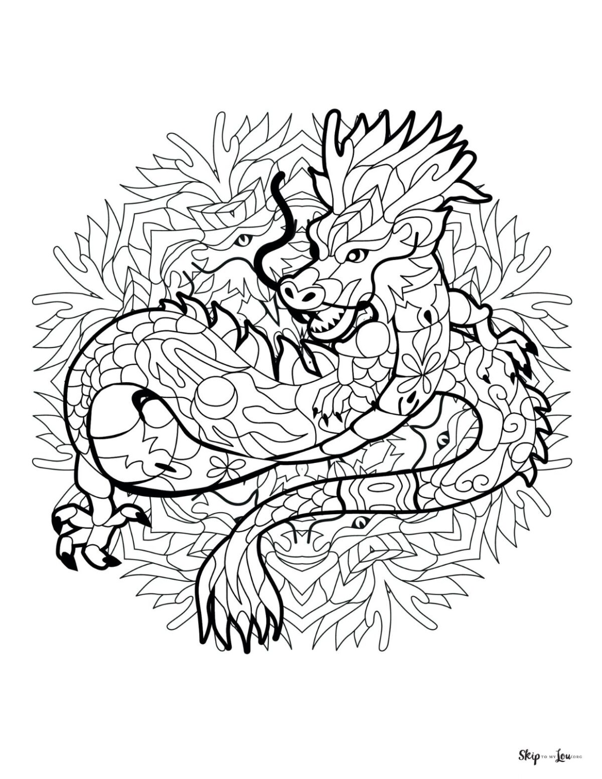 dragon mandala