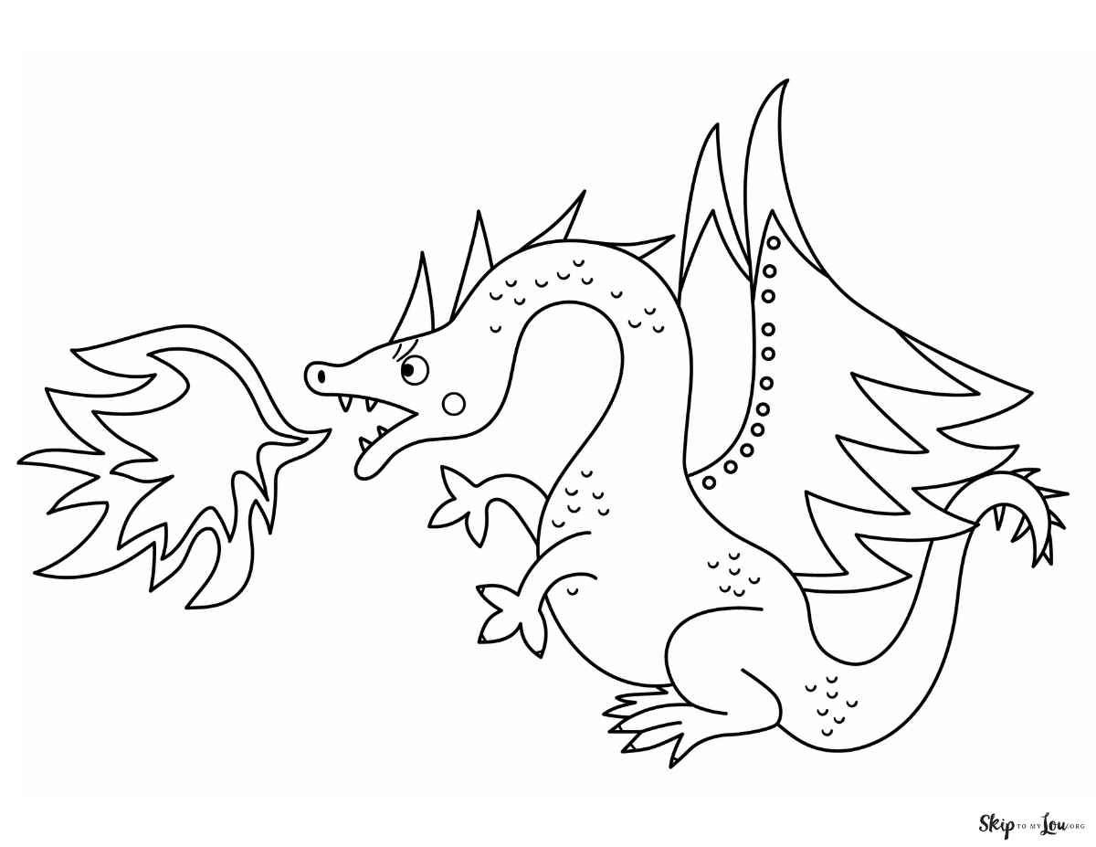 fire breathing dragon