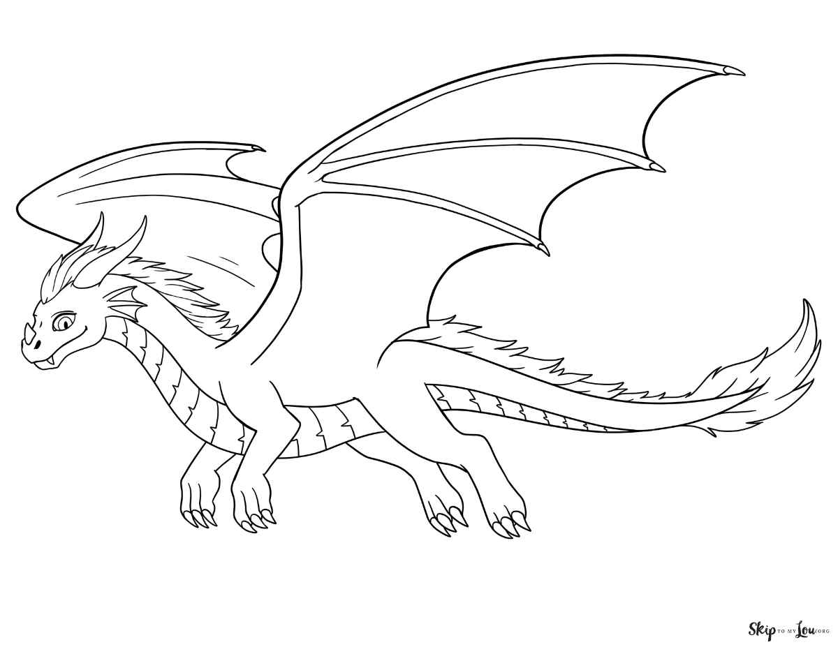friendly flying dragon