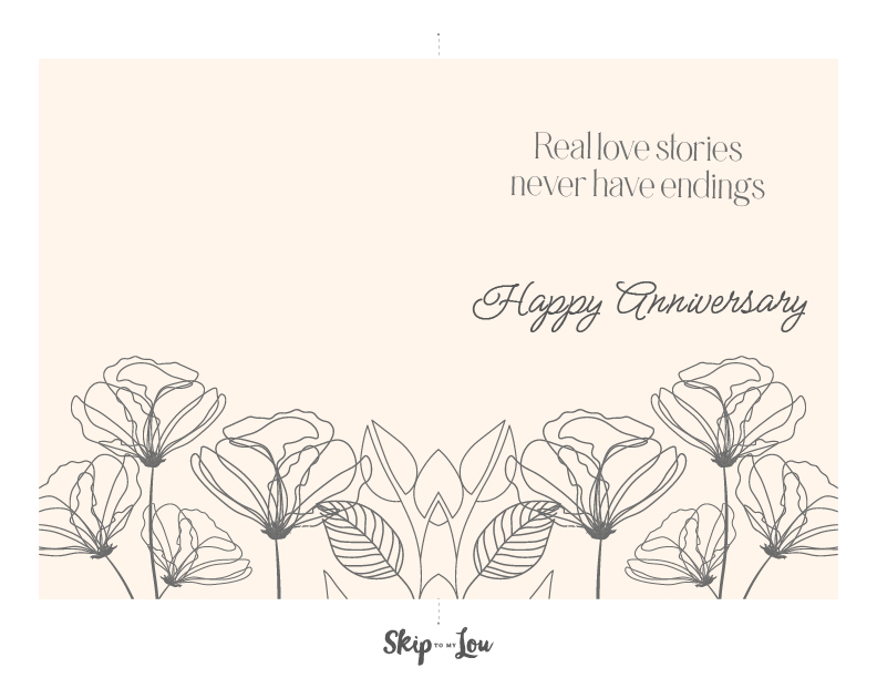 anniversary card