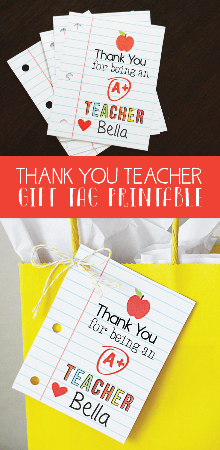 Thank you teacher gift cards