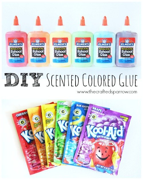 Scented colored glue