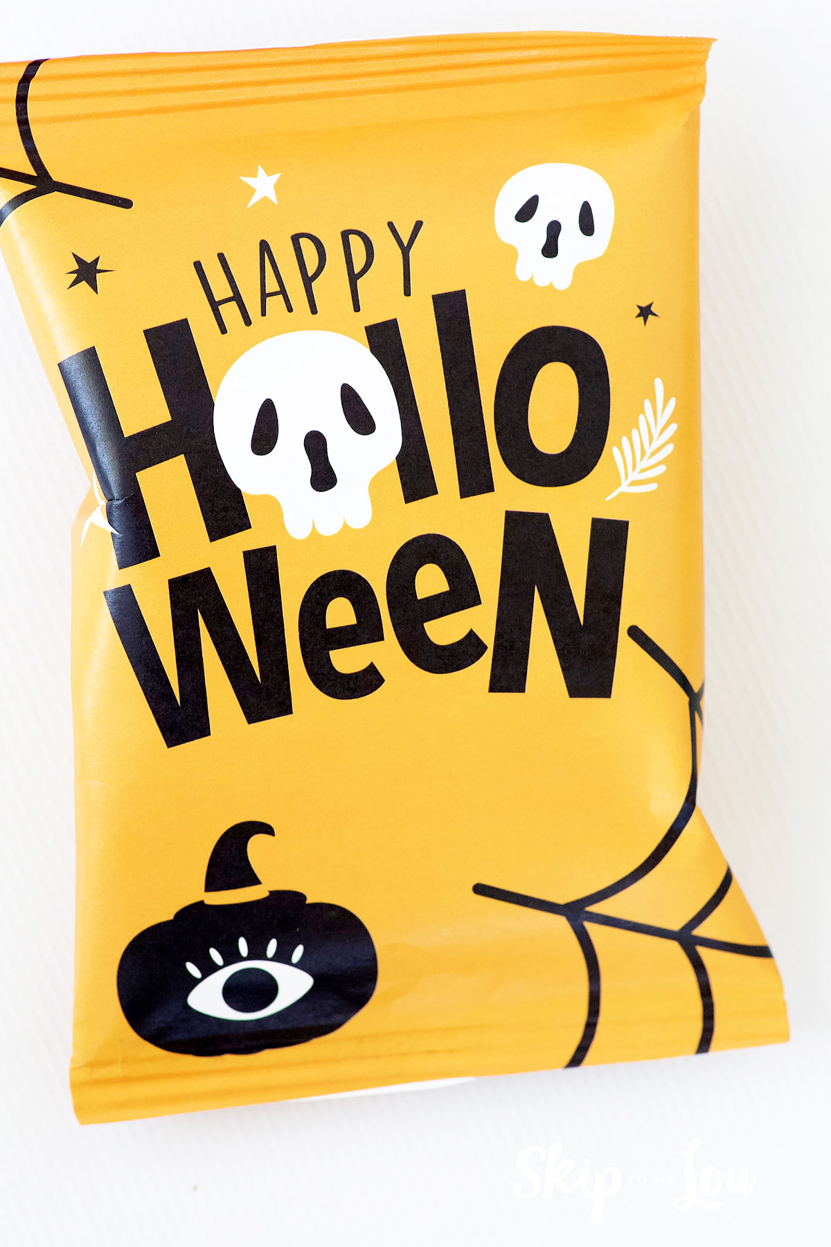 Happy Halloween chip bag