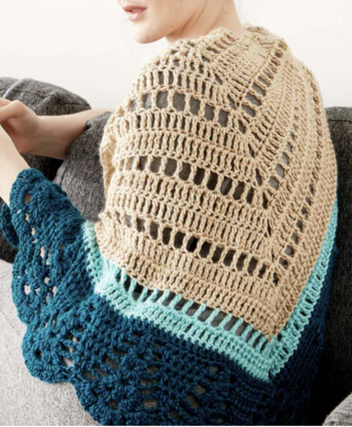 lacy comfort shawl