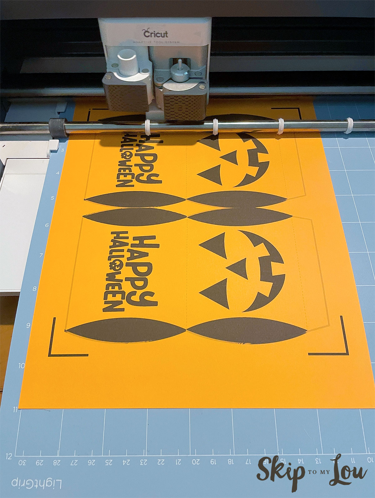 load mat into Cricut machine