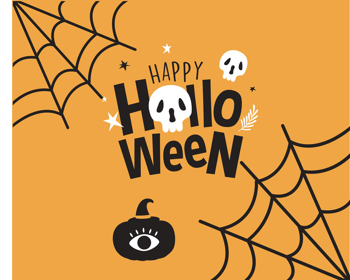 happy halloween chip bag