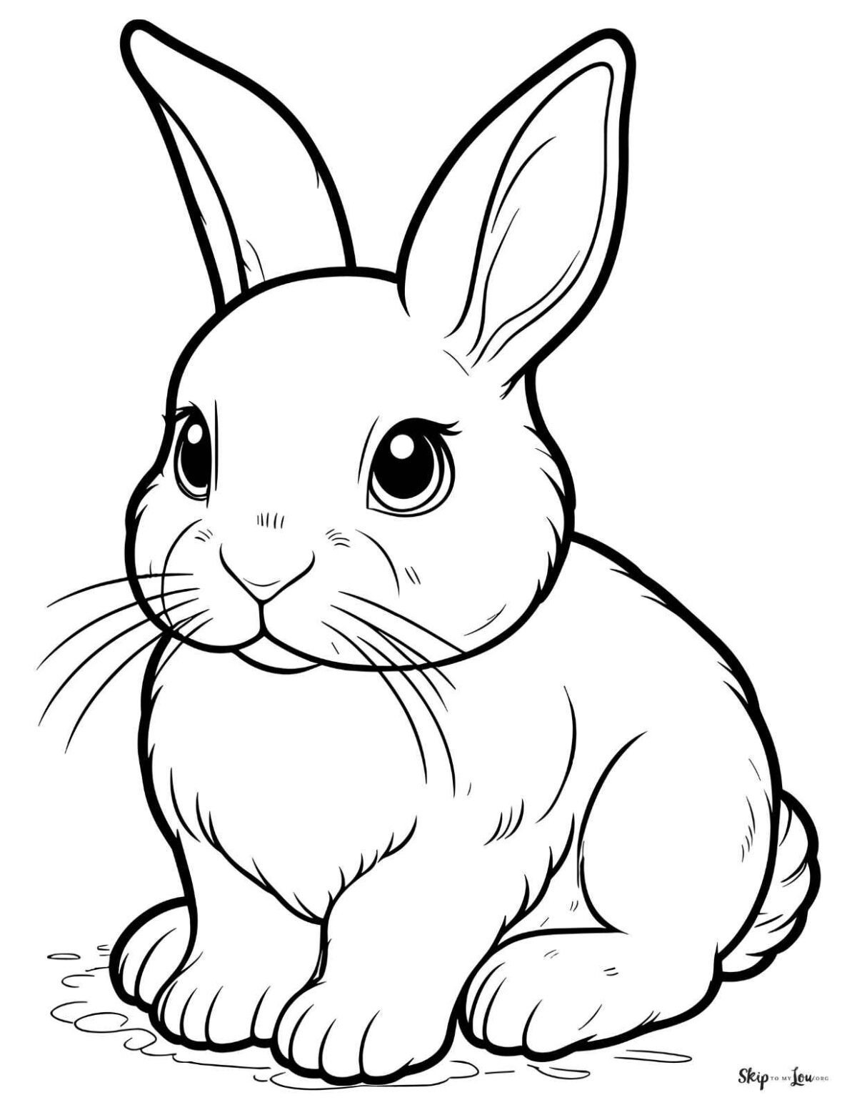 sitting rabbit
