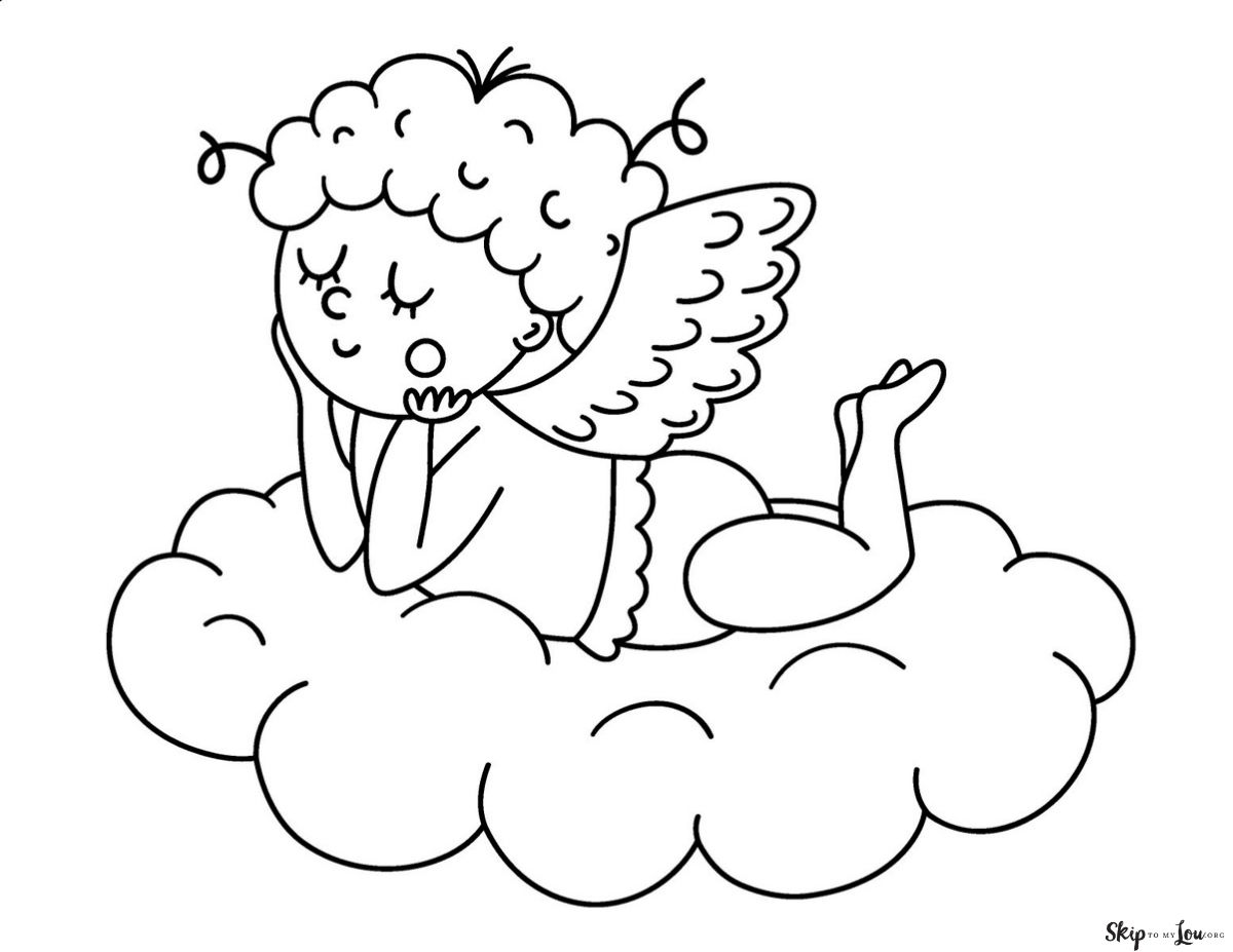 cupid on a cloud