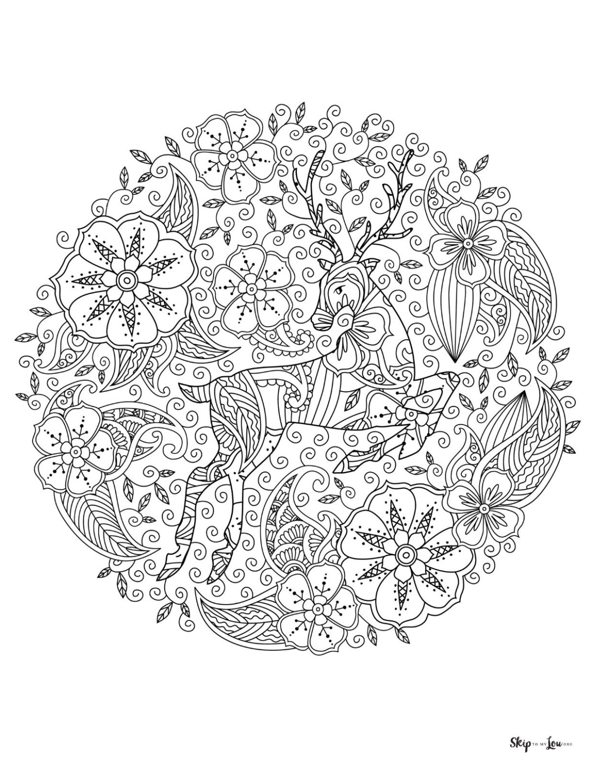 deer mandala
