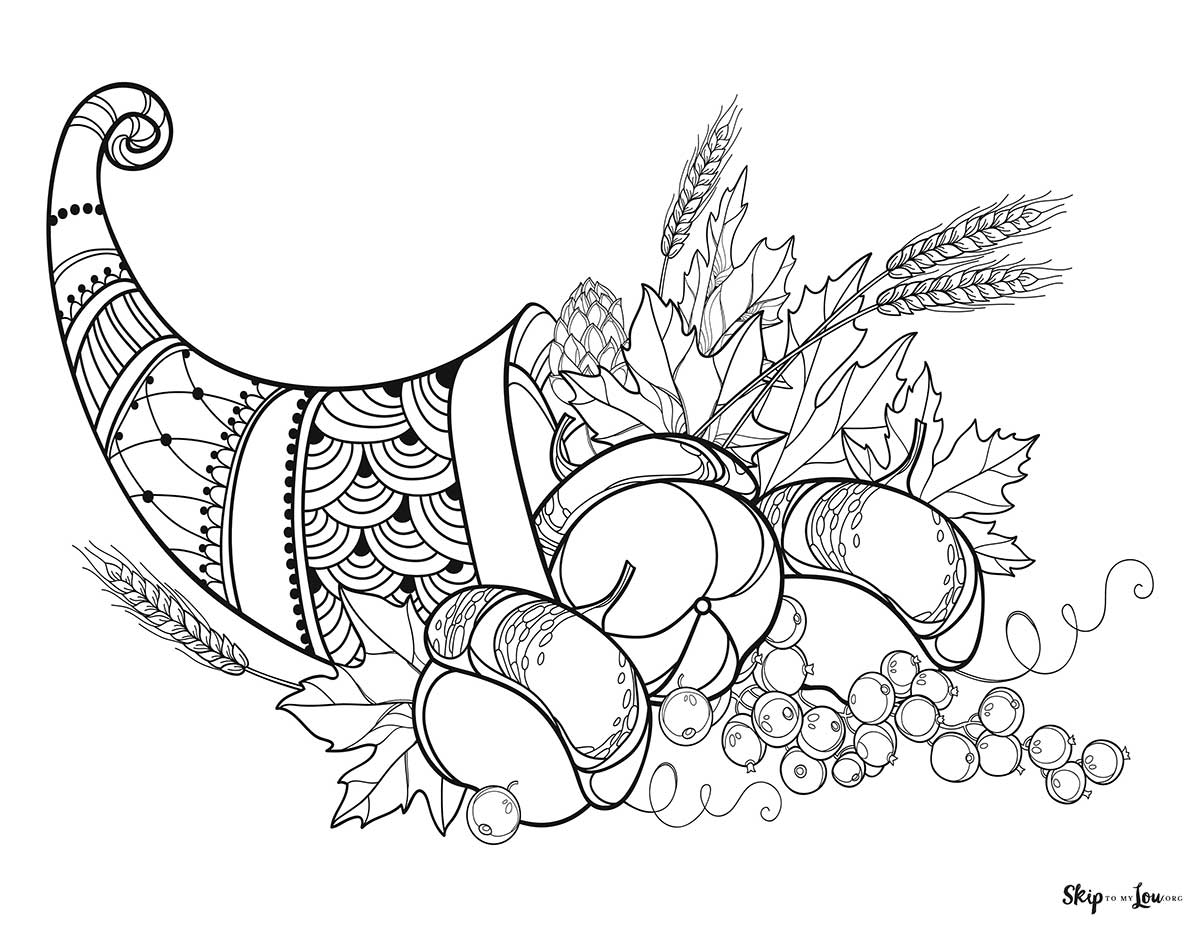 fancy cornucopia