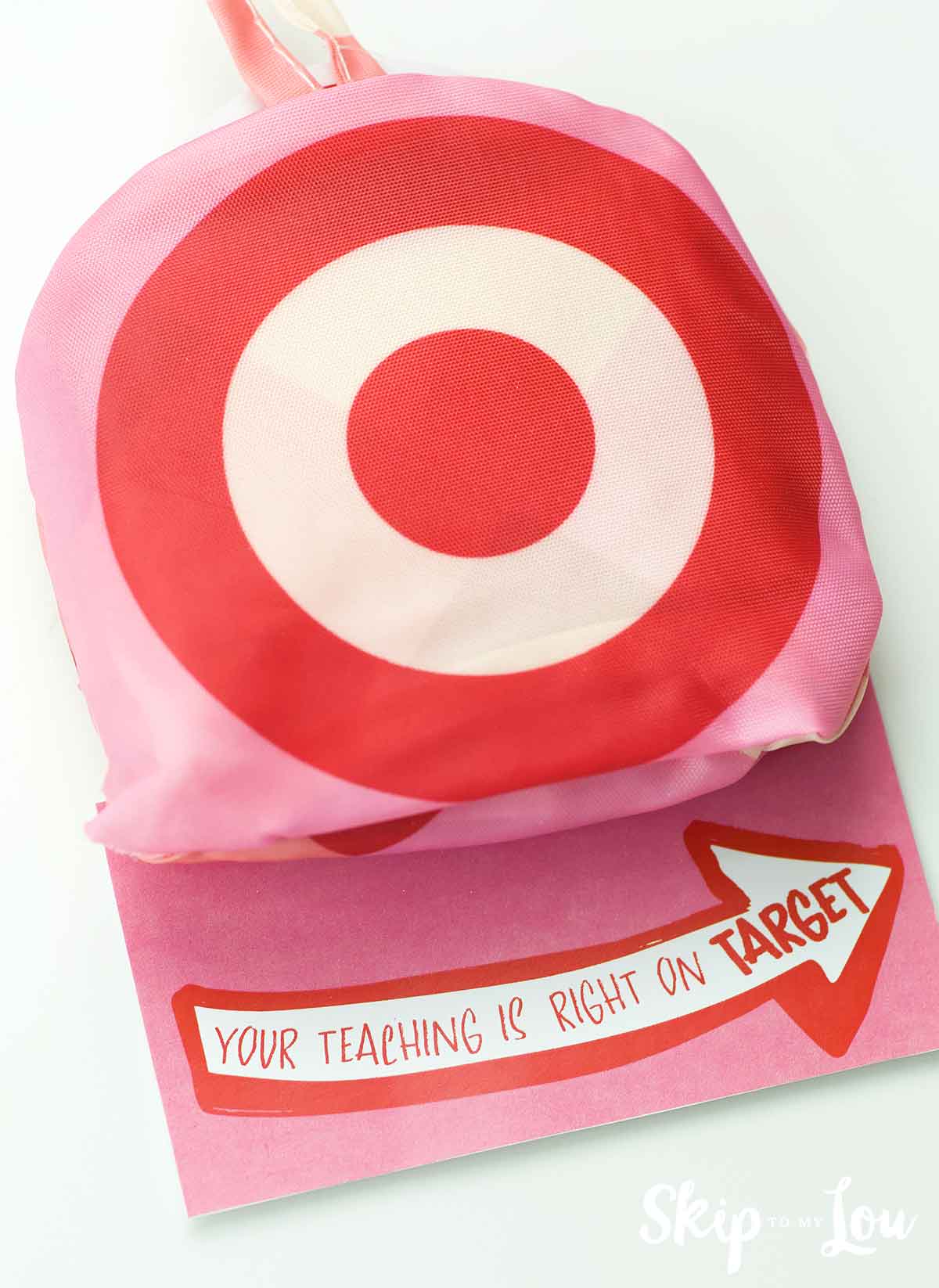 target reusable shopping tote with free printable your teaching is right on target