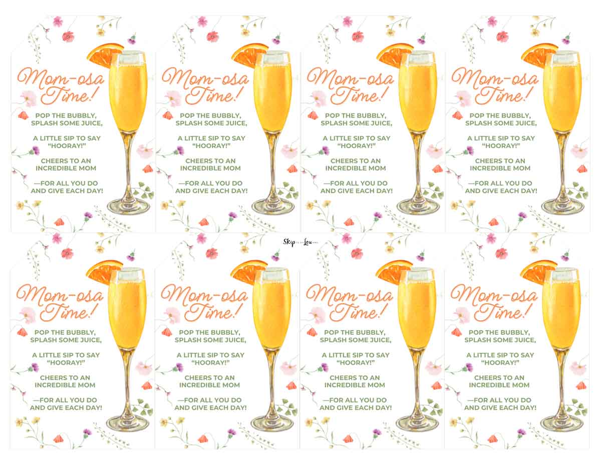 mom-osa gift tag printable