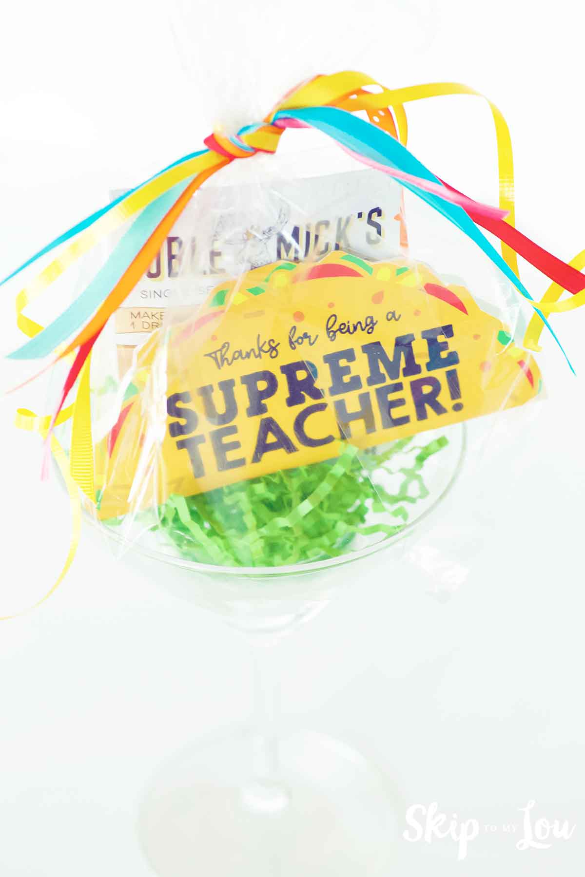 margarita glass filled with shred a margarita drink mix and the printable taco
