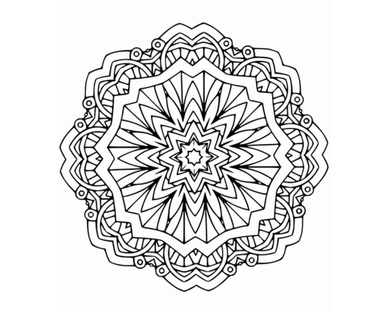 Mandalas coloring pages